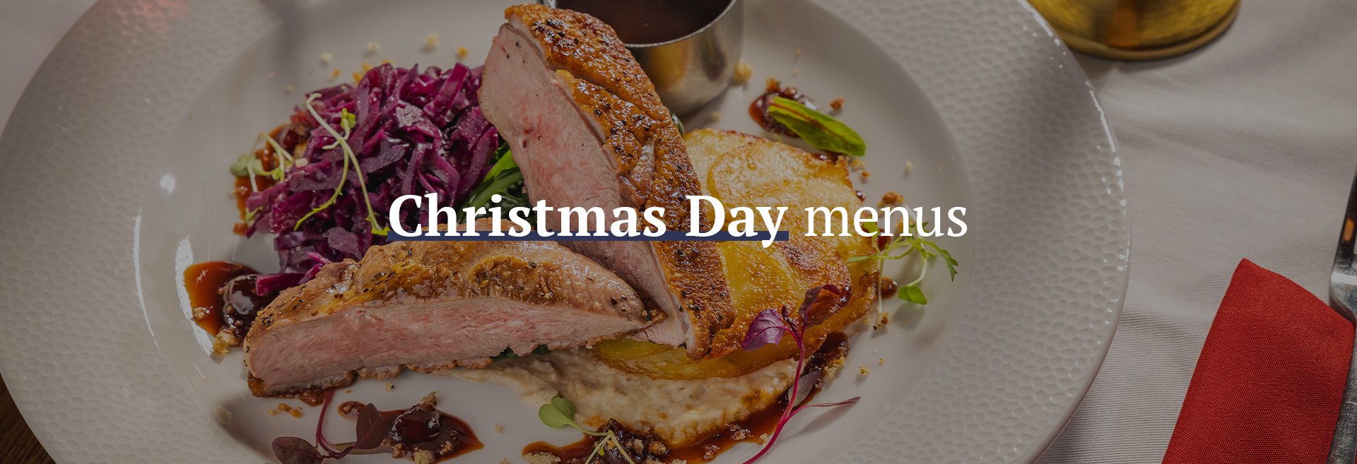 Christmas Day Menu at The Crown Tavern